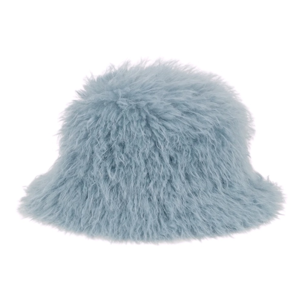 NWOT Tyler Lambert shaggy faux fur bucket hat